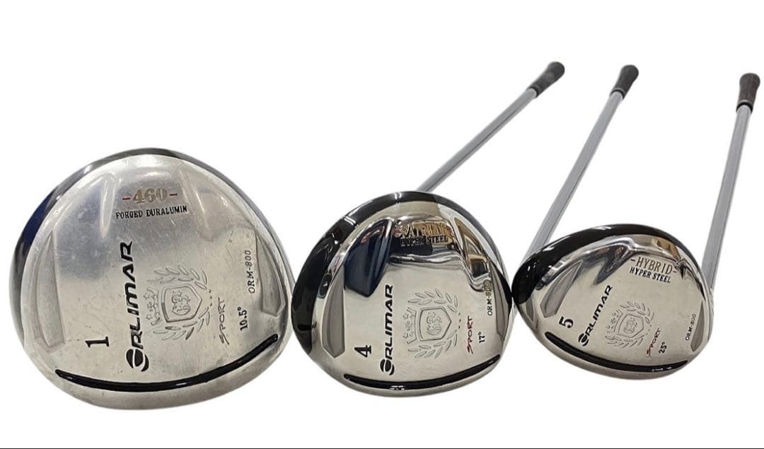 K*t様 レフティ！美品　ORLIMAR ORM-900 男性左利きゴルフセット