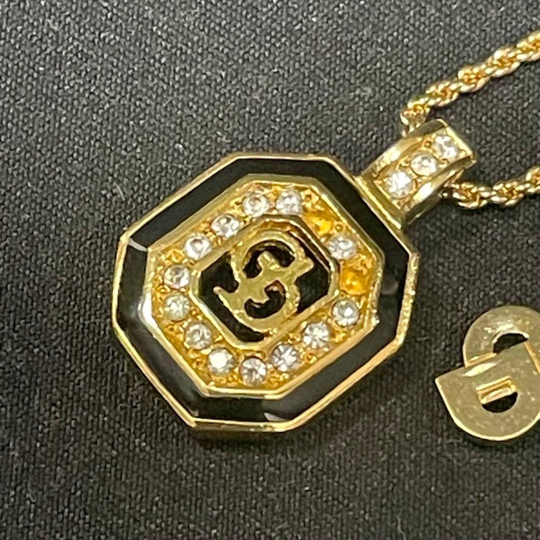 Christian Dior　ディオール　ネックレス　ペンダント　ラインストーン