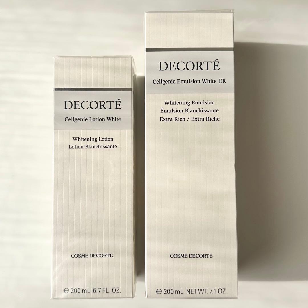 【新品未開封】コスメデコルテ セルジェニー ホワイト 化粧水&乳液ERセット