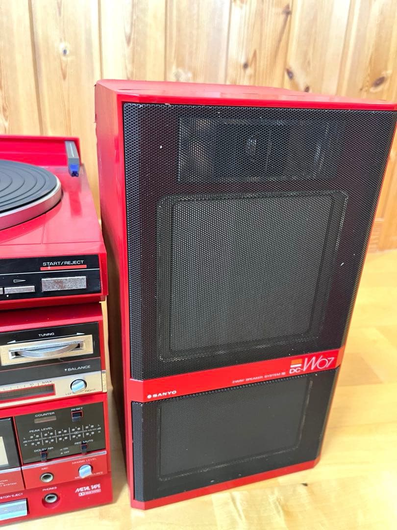 SANYO DC-W07 サンヨー　レコード　カセット　ラジカセ　コンポ