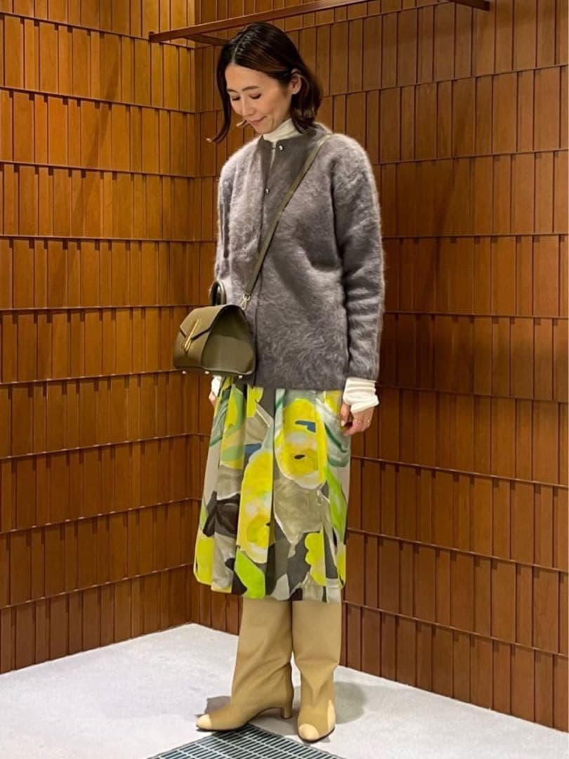 トゥモローランド　ボールジィ フラッフィーヤーン クルーネックカーディガン