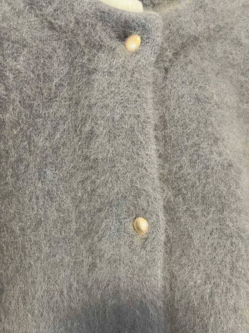 トゥモローランド　ボールジィ フラッフィーヤーン クルーネックカーディガン