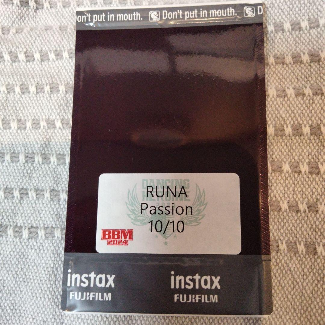 RUNA サイン入りチェキ 2024　10/10