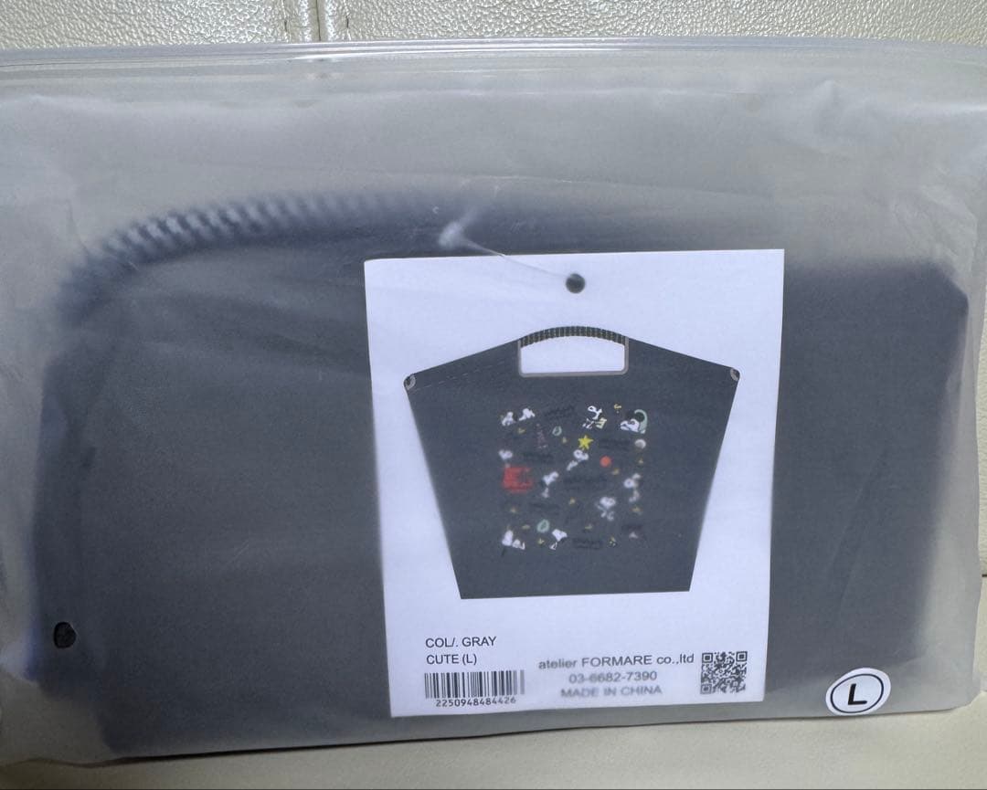 新品 阪急限定 Ball&Chainボールアンドチェーン スヌーピー Ｌグレー