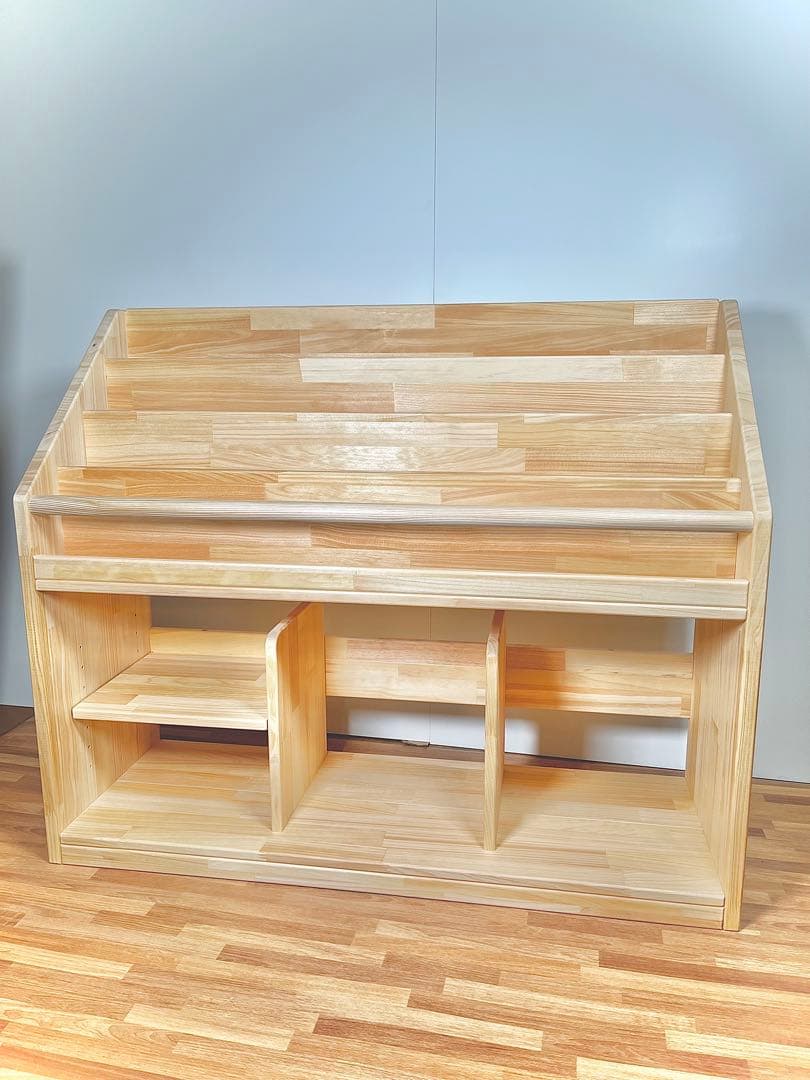 りんご様　絵本棚　上下取り外しタイプ