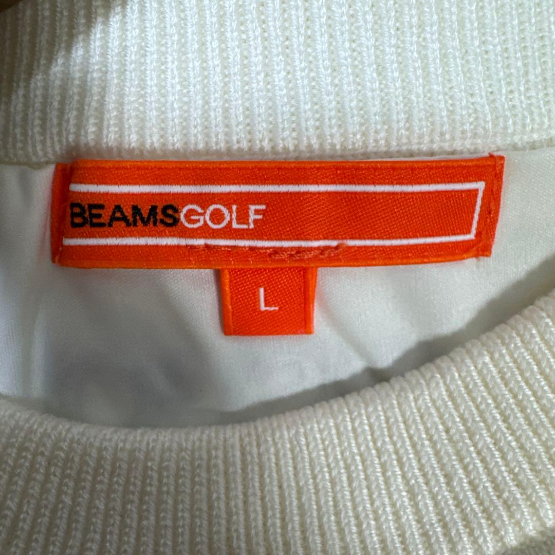 BEAMSGOLF アイボリー セーター L