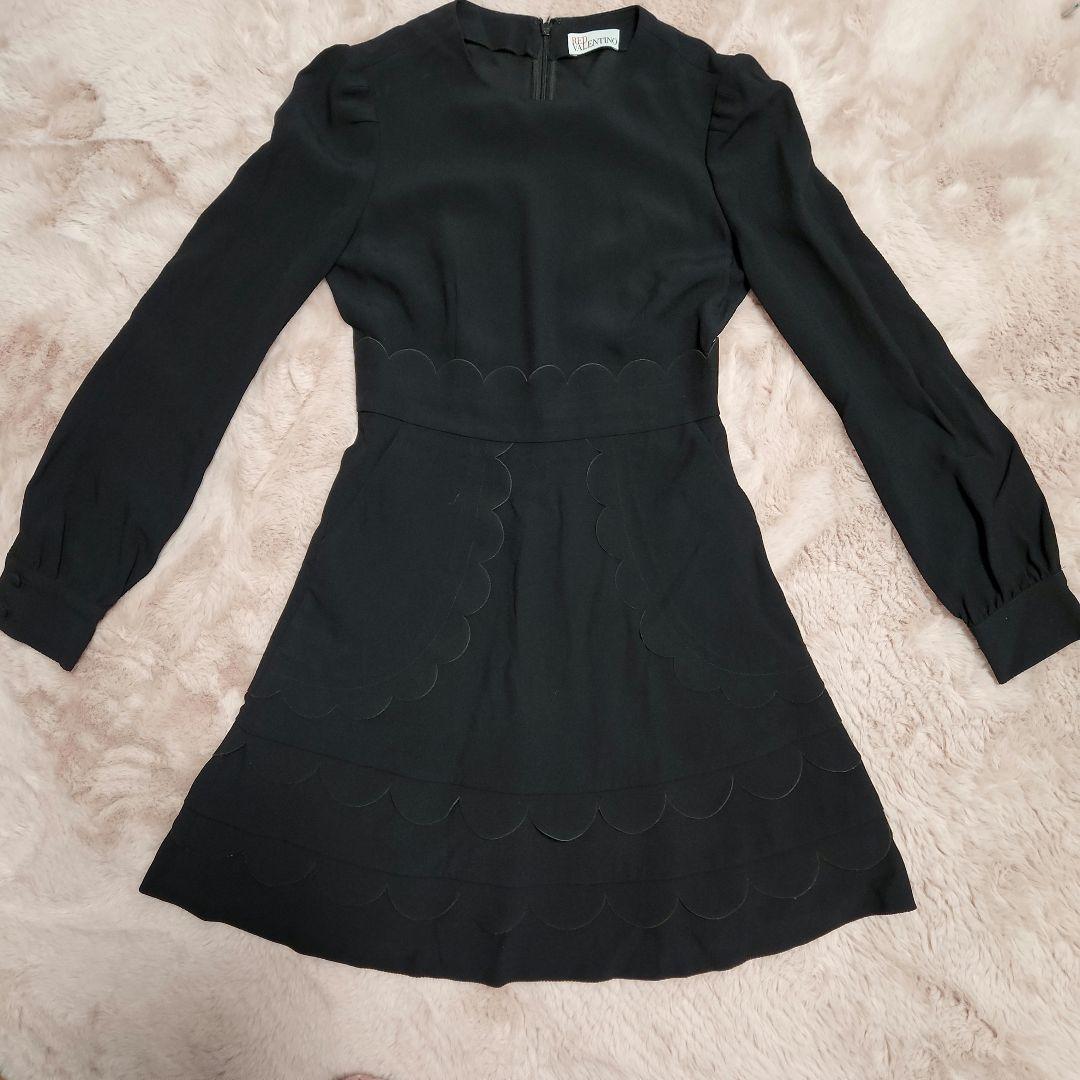 【美品】RED VALENTINO レッド ヴァレンティノ 膝丈 ワンピース