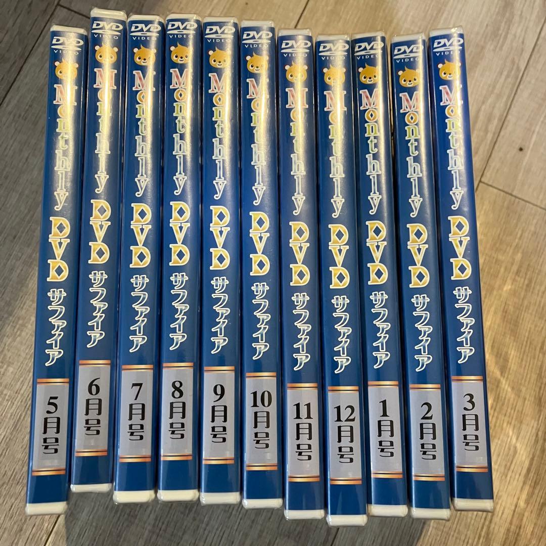 しちだ式　マンスリーDVD サファイア　11ヶ月分　七田