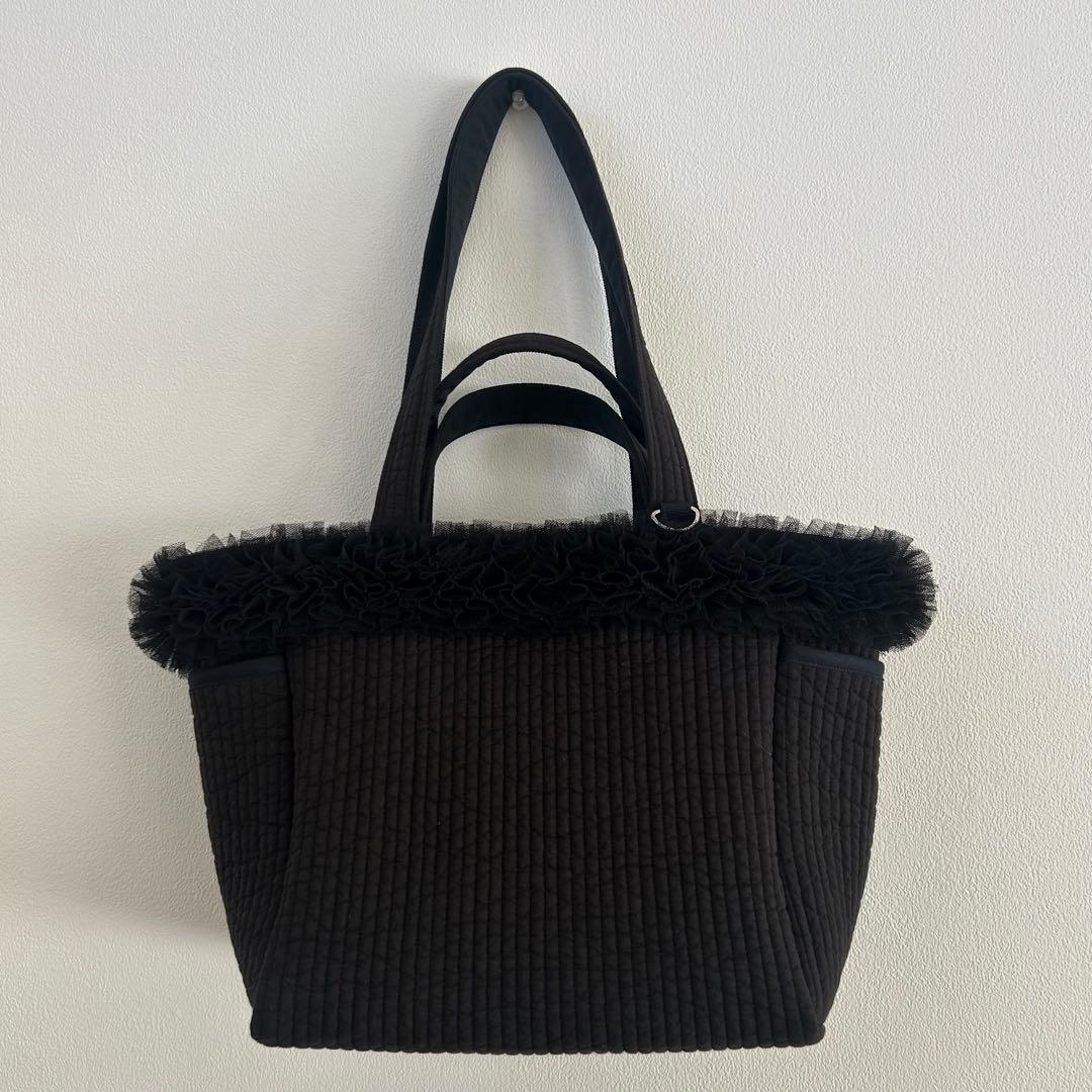 mプロフ必読様☆ダブルチュール付きダブルショルダーヌビバッグ