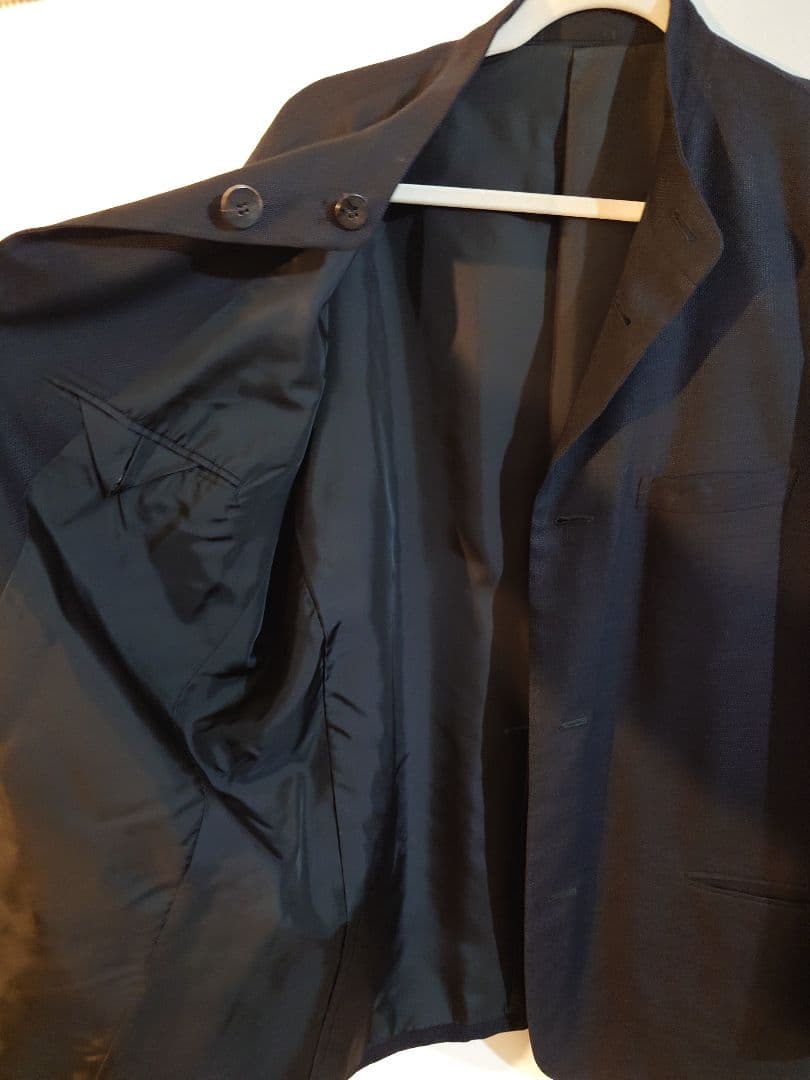 【美品】ISSEY MIYAKE ノーカラージャケット L