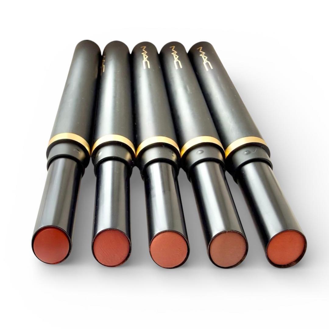 MAC パウダー キス ベルベット ブラー スリム リップスティック 5本セット