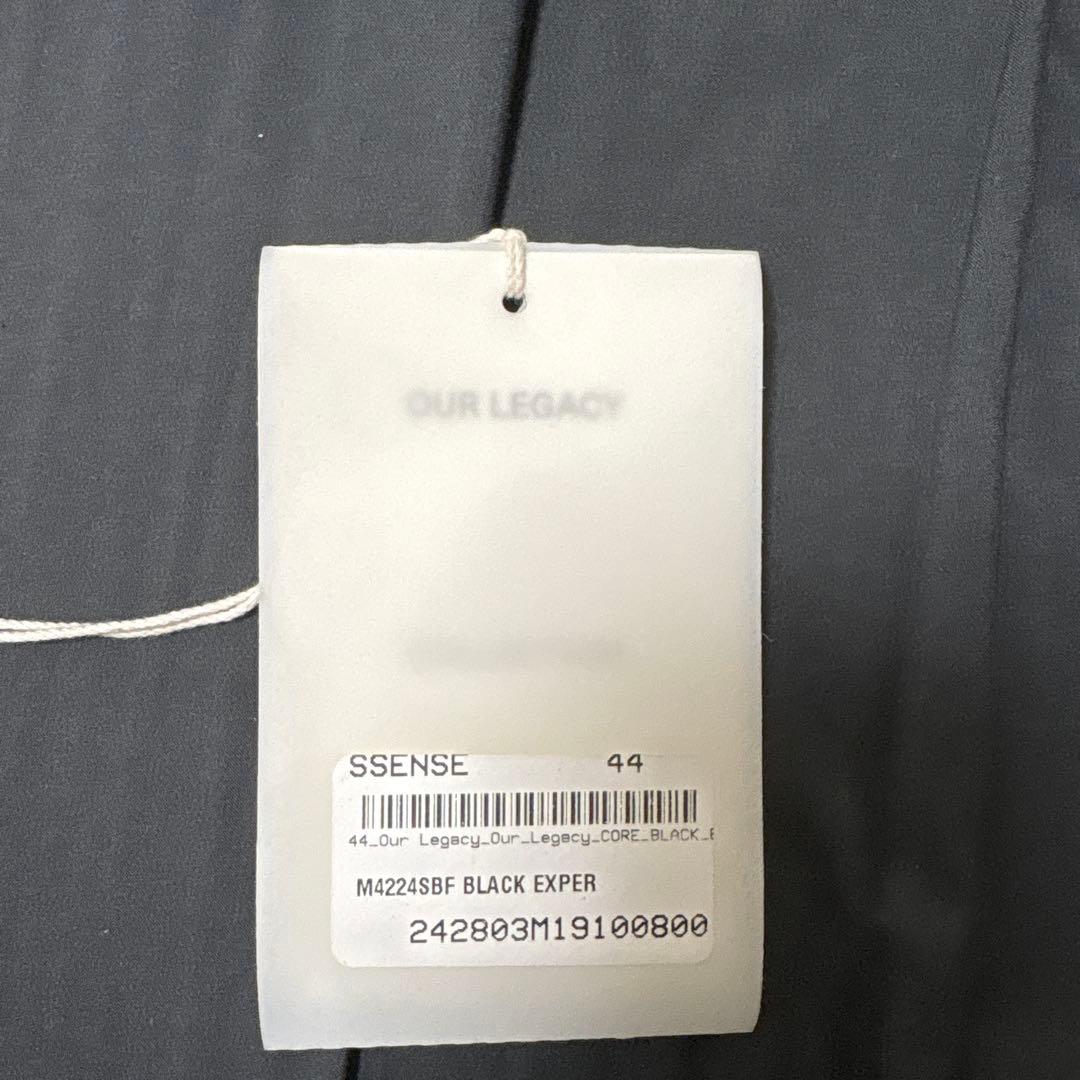 【定価61000】our legacy セーラーパンツ ブラック 44