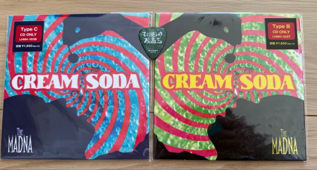 THE MADNA CREAM SODA CD2枚+太嘉志ピック一個