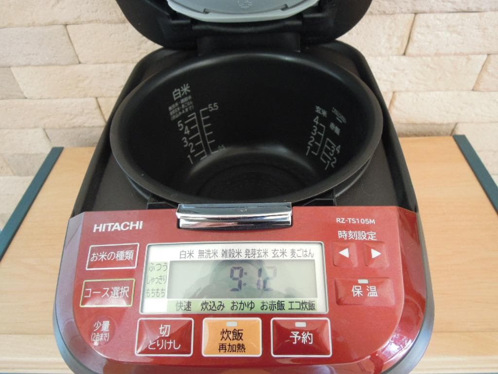 日立　IHジャー炊飯器　5.5合　ふっくら御膳　RZ-TS105M ルビーレッド