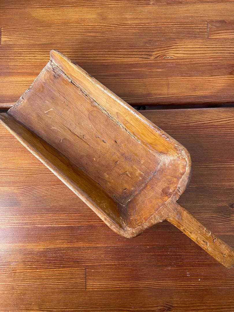 木製穀物スクープ フランス アンティーク 20世紀初頭