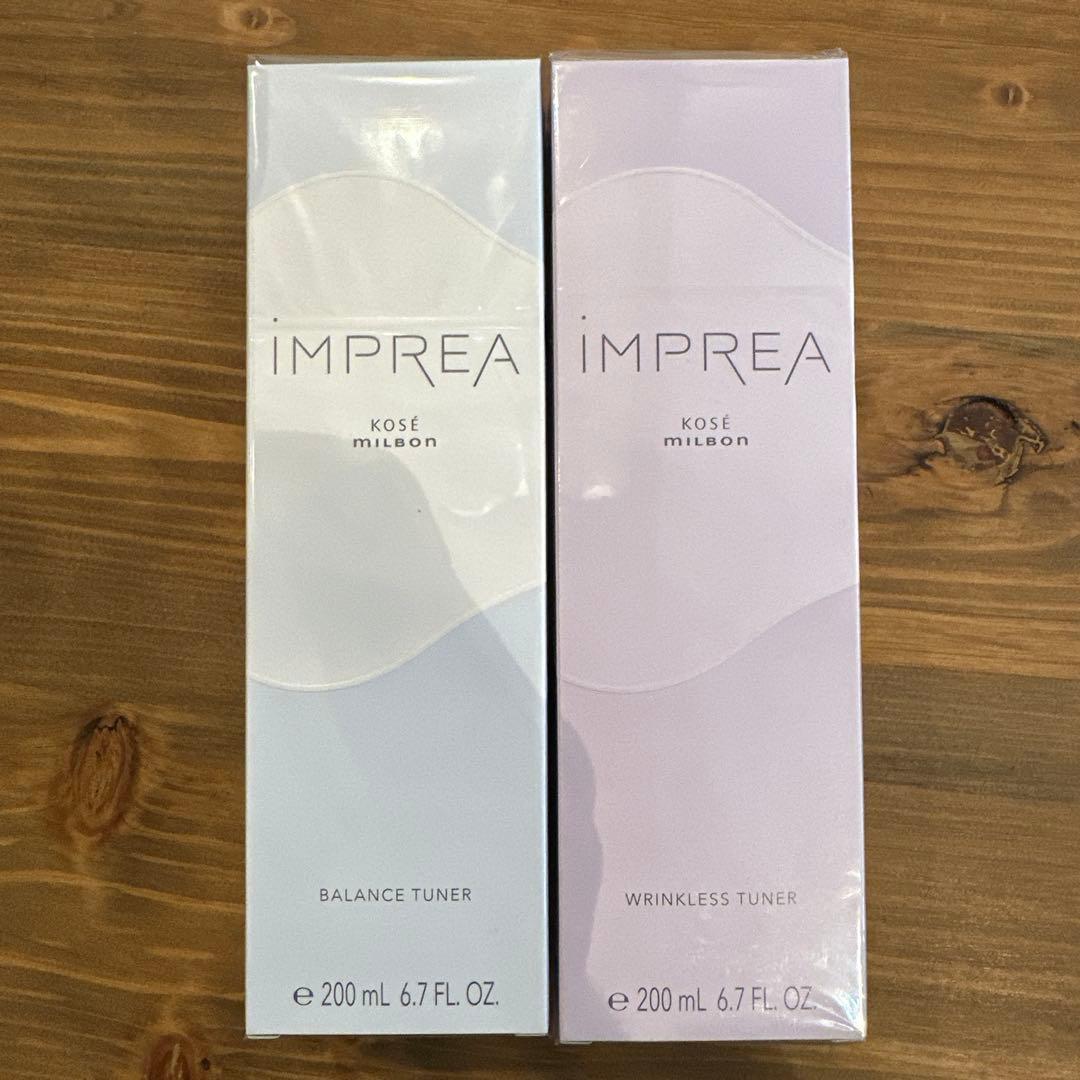 インプレア　化粧水　ミルボン　KOSE リンクルチューナー　バランスチューナー