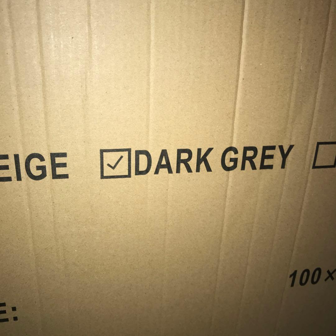 チャコールグレー　HIBEAUTY ソファベッド　2人掛けソファ