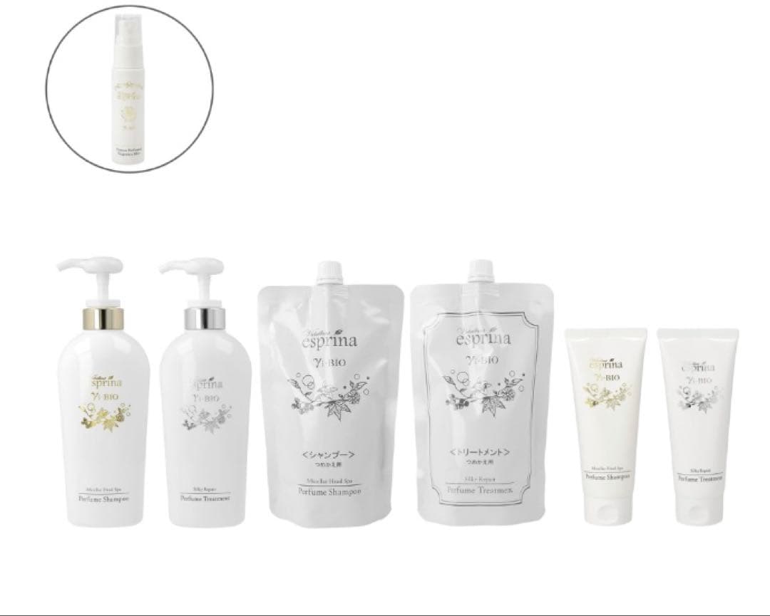 エスプリーナvi-BIOシャンプー＆トリートメントレフィル+P付　セット　未開封