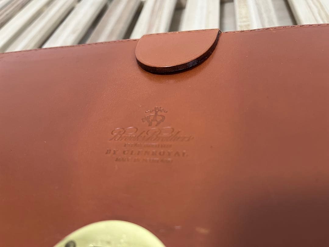 グレンロイヤル×ブルックスブラザース 希少ダブルネーム　ブライドル　ダレスバッグ