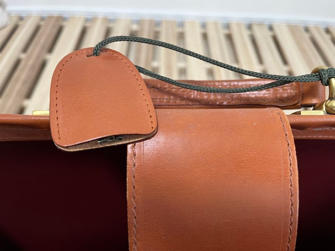 グレンロイヤル×ブルックスブラザース 希少ダブルネーム　ブライドル　ダレスバッグ