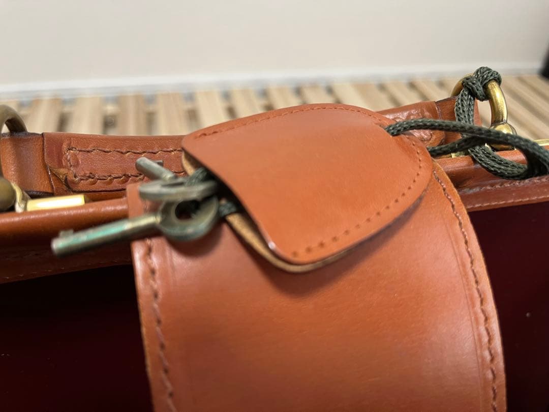 グレンロイヤル×ブルックスブラザース 希少ダブルネーム　ブライドル　ダレスバッグ