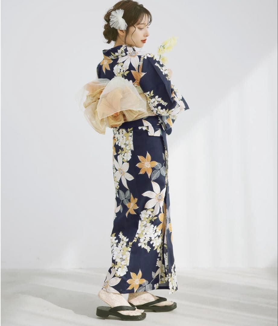 Dita 浴衣 幻想鏡花水月 (柑橘）浴衣セット