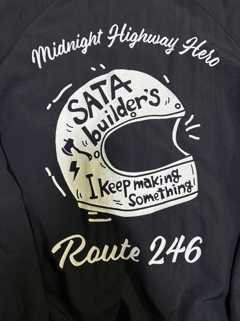 SATA builder's ナイロンジャケット 佐田ビルダーズ