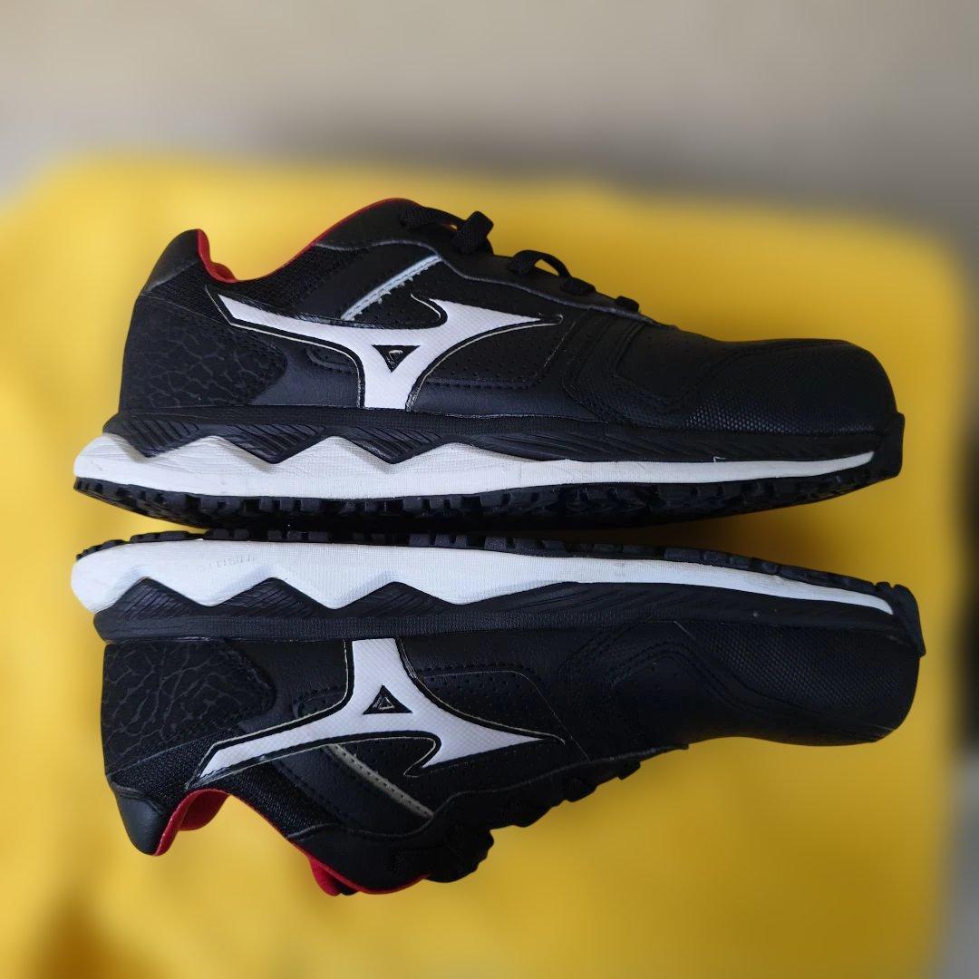 ミズノ 安全靴 26.5cm ブラック✕ホワイト F1GA200009