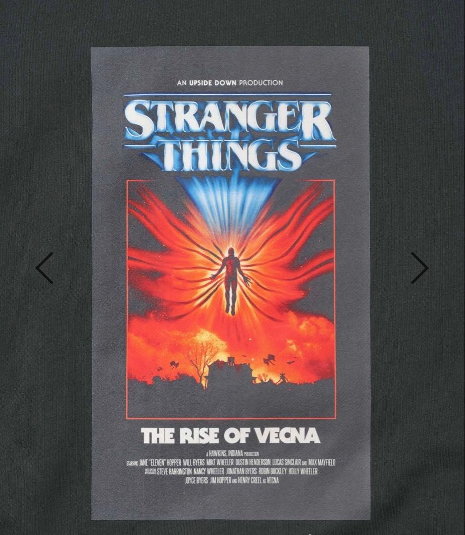 ◆新品◆ 【STRANGER THINGS】コラボプリントスウェット チャコール