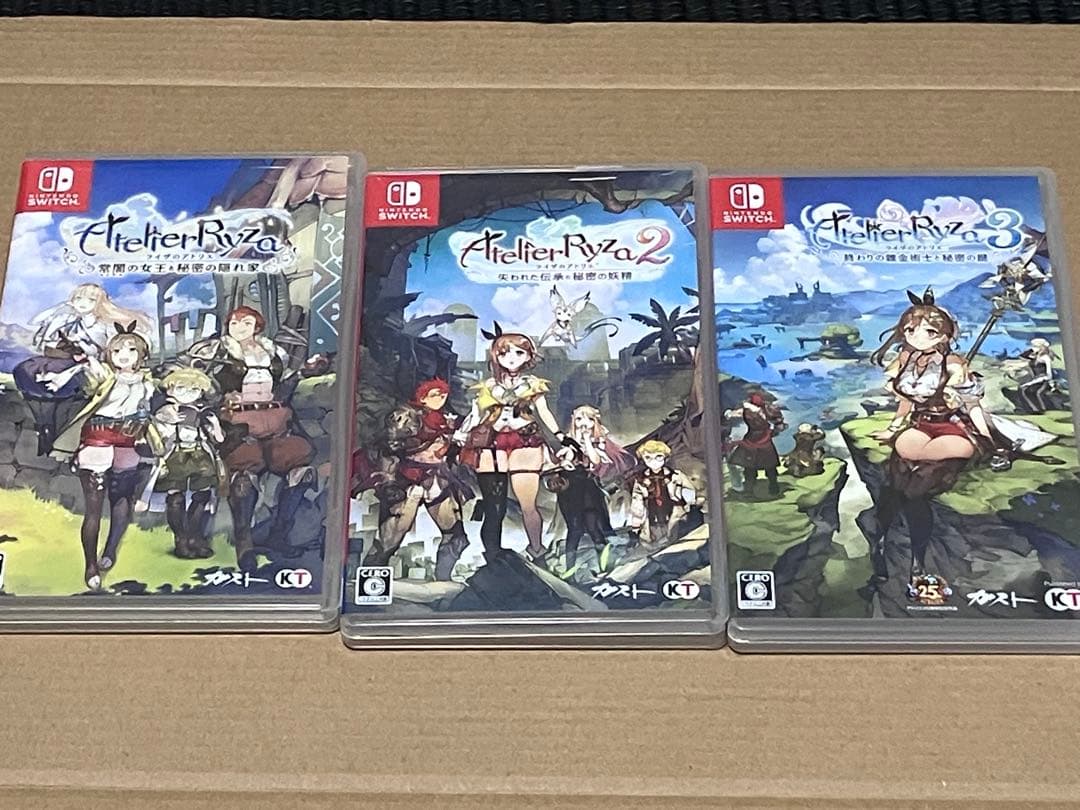 ライザのアトリエ　1、2、3 Switch