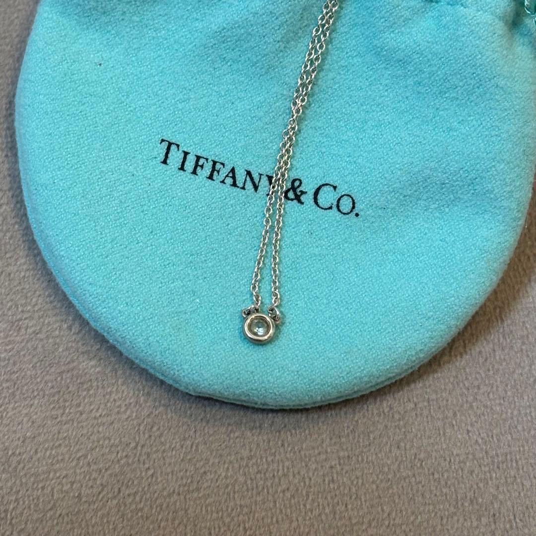 Tiffany カラー バイ ザ ヤード アクアマリン ペンダント
