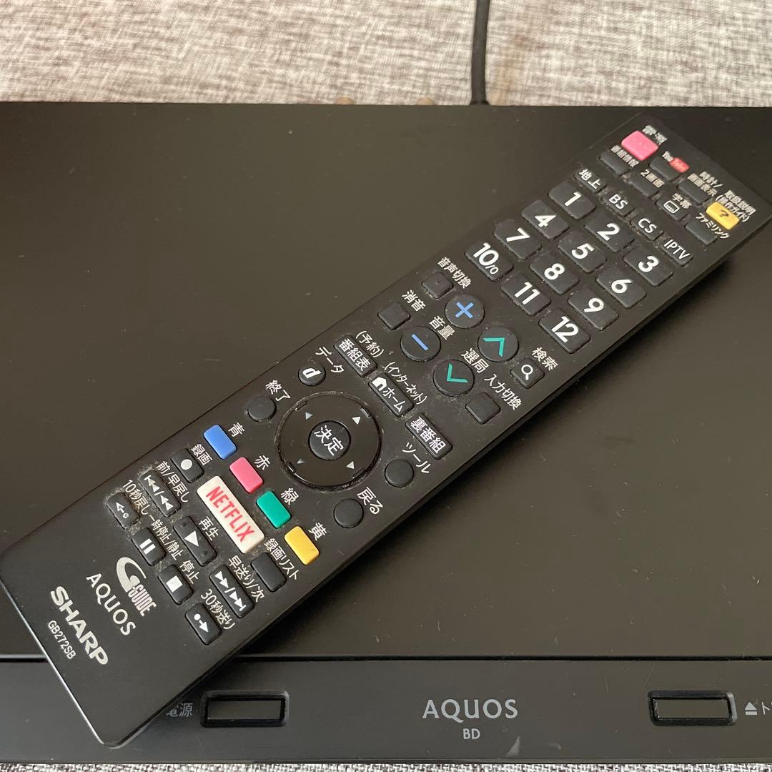 SHARP AQUOS ブルーレイレコーダー　2B-C10BW1 動作確認済