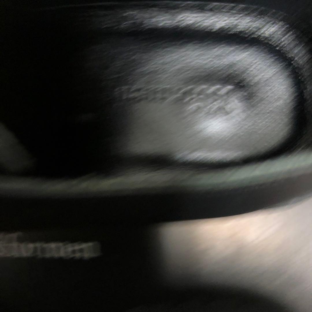 ヨージヤマモト　y's for men ブラックレザープレーントゥ　未使用品