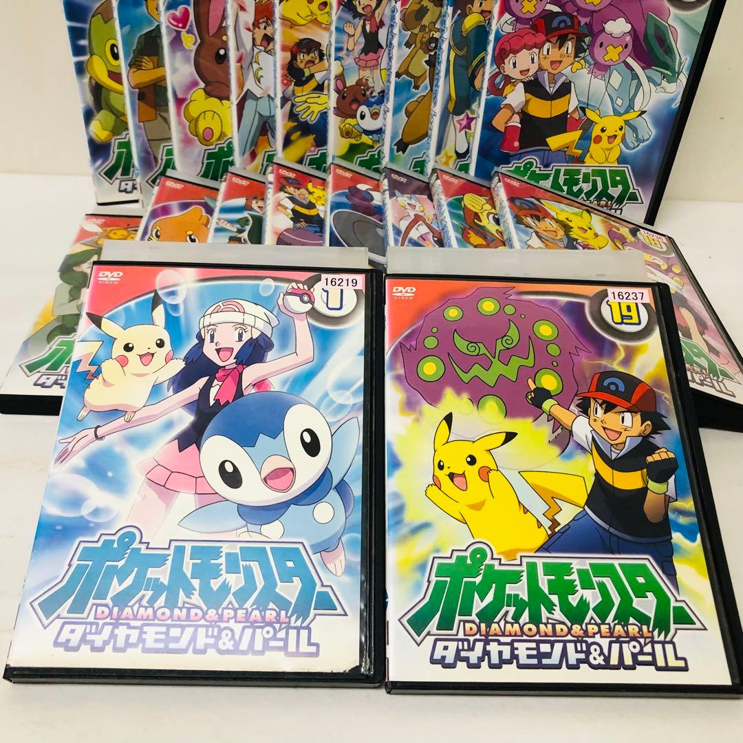 1～4期全巻　ポケットモンスター　ダイヤモンド＆パール　DVD全63セット