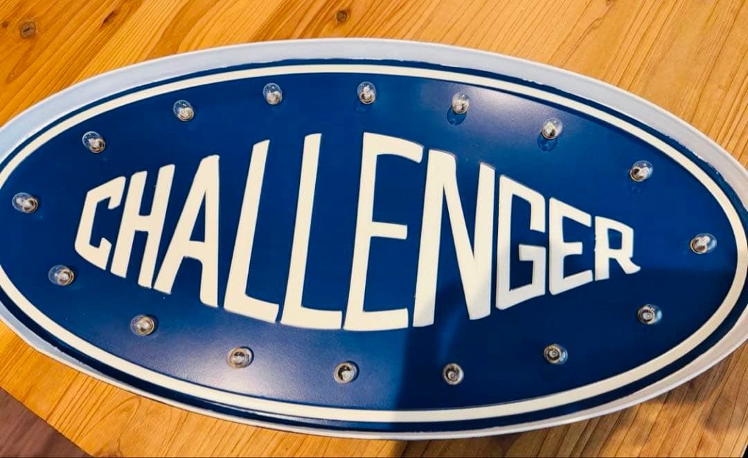 小物 CHALLENGER/LIGHTNING SIGNBOARD