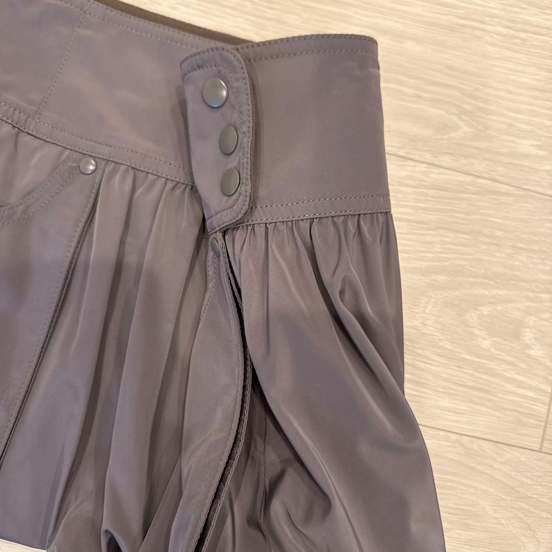 スカート LOW CLASSIC BUBBLE MINI SKIRT LW243SK01