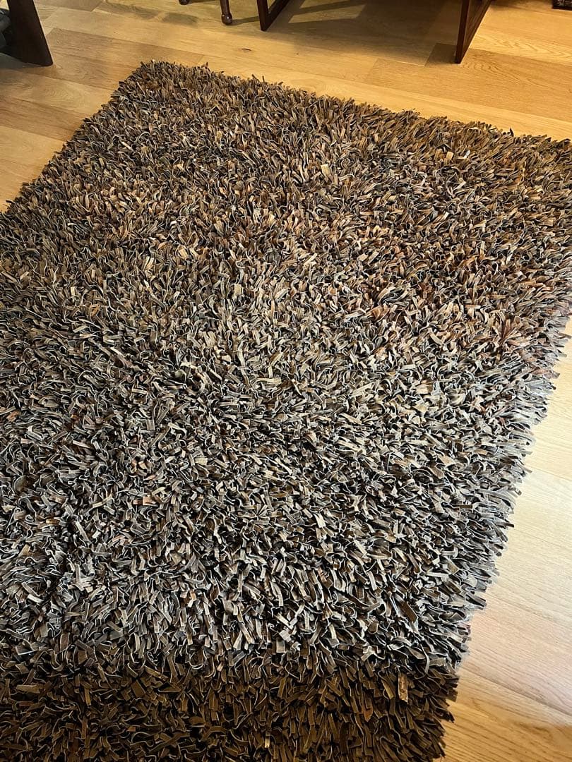 ACTUS スウェードラグ　シャギーラグ　200x135サイズ