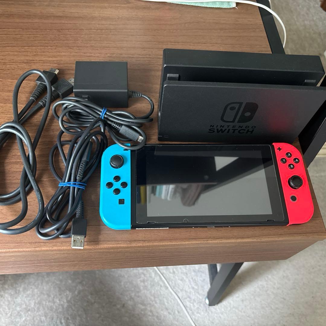 【箱無し】　Nintendo Switch 本体 +Aokeouケース