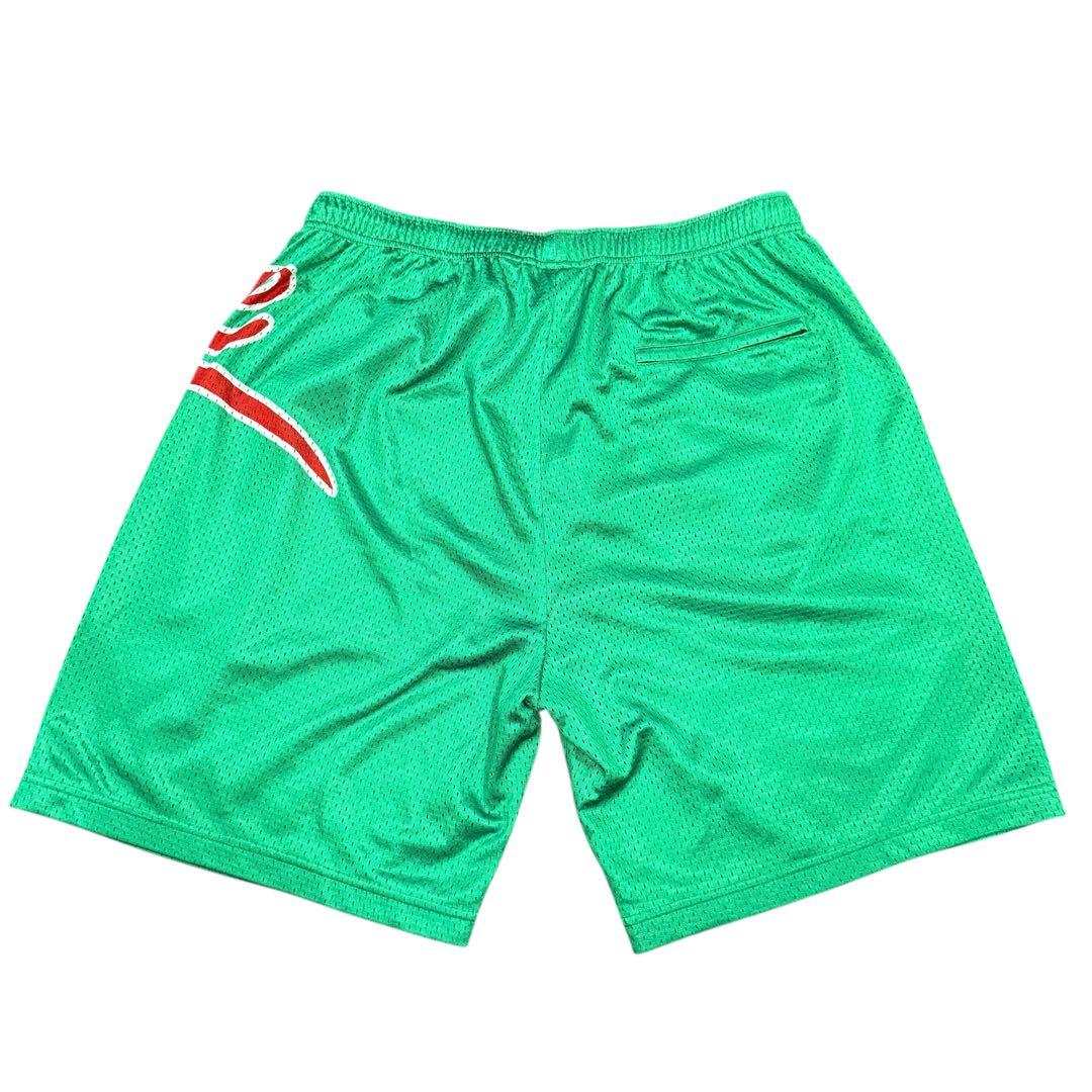 Supreme メッシュハーフパンツ グリーン