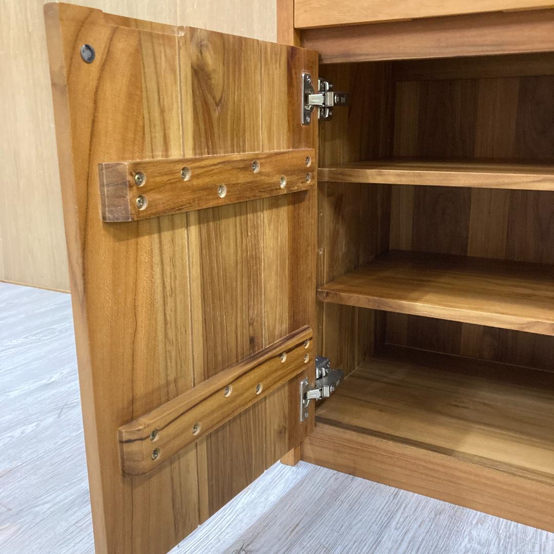 unico ウニコ ブレス　書棚　 カップボード 　食器棚　チーク無垢材