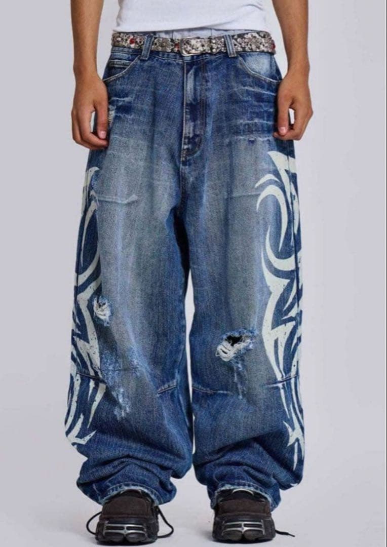 ま*ゃ様 Jaded London トライバルプリント ジーンズ size 28