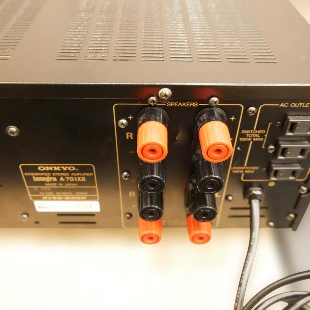 ONKYO A-701XG 整備済 ガリなし 動作品 プリメインアンプ