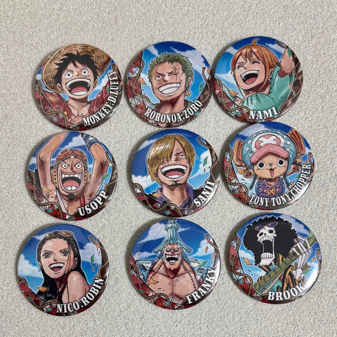 ワンピース 東京ワンピースタワー　缶バッチ　9種