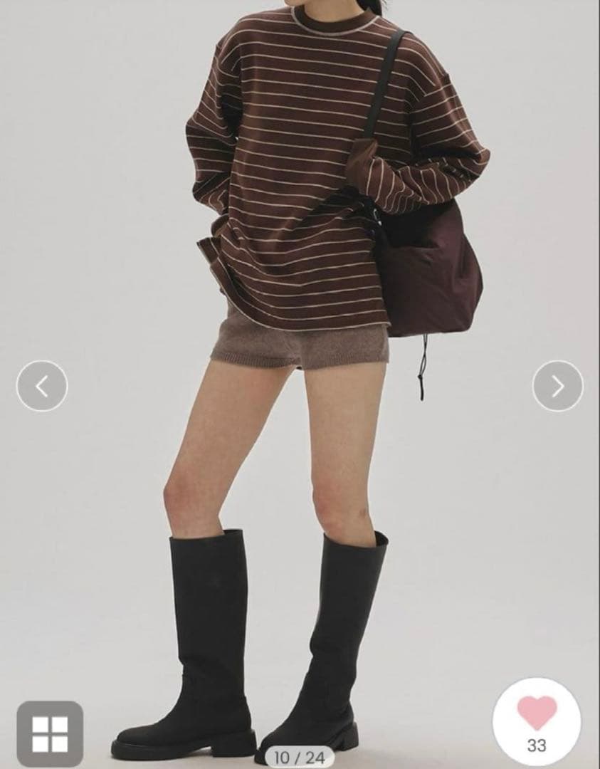 Cashmere Knit Bloomer モカ