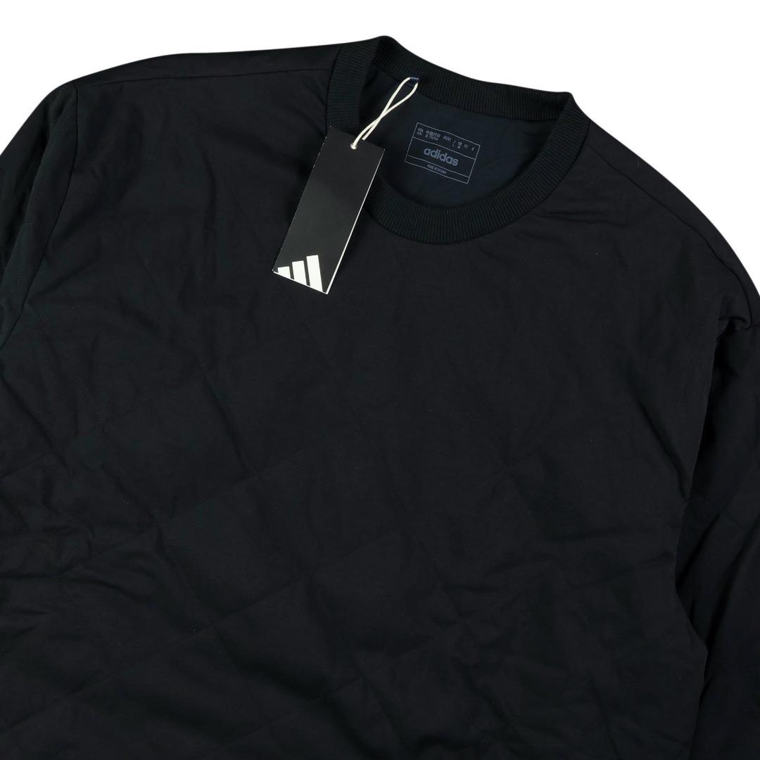 【M】秋冬 アディダス ゴルフ 保温 中綿キルティング プルオーバージャケット