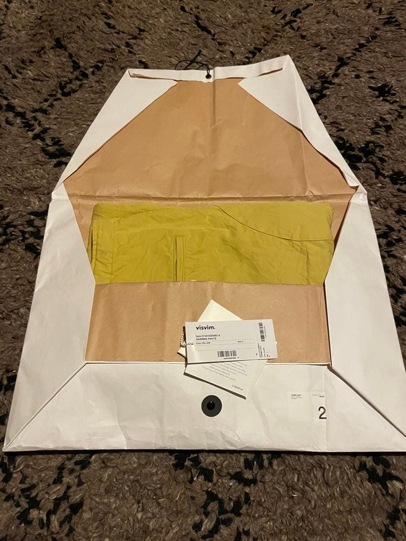 visvim 2025SS SHARMA PANTS YELLOW サイズ2