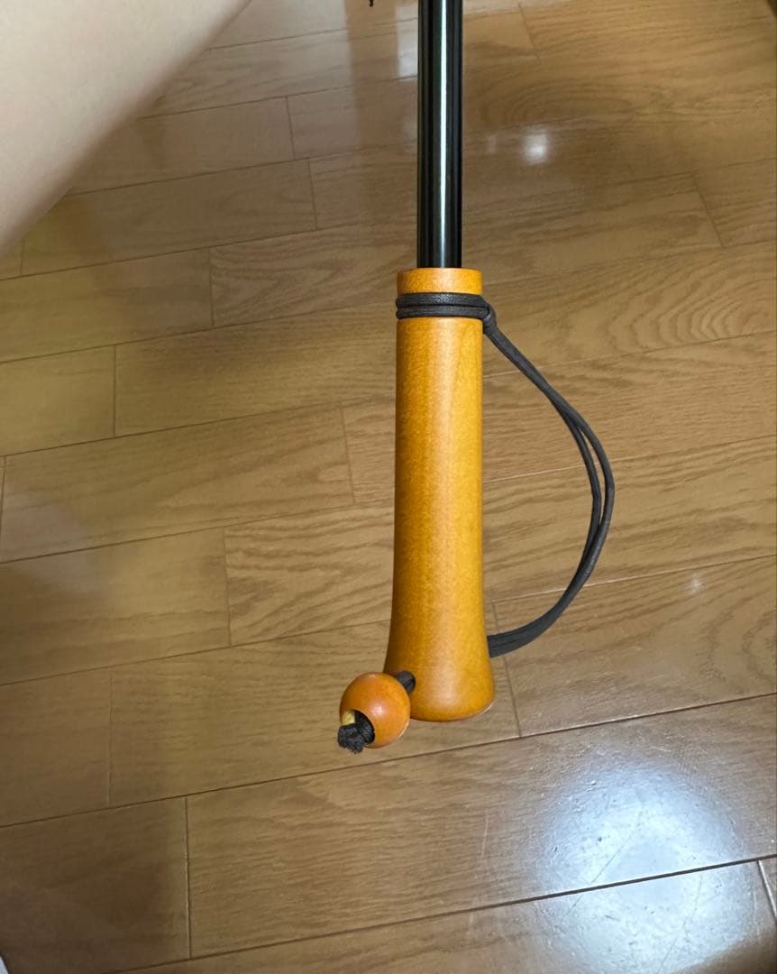 サンバリア100 ２段折り　ボーダーグレー