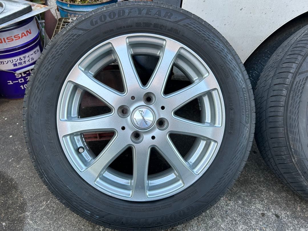 185/60R15 アルミセットHOT STUFF Exceeder