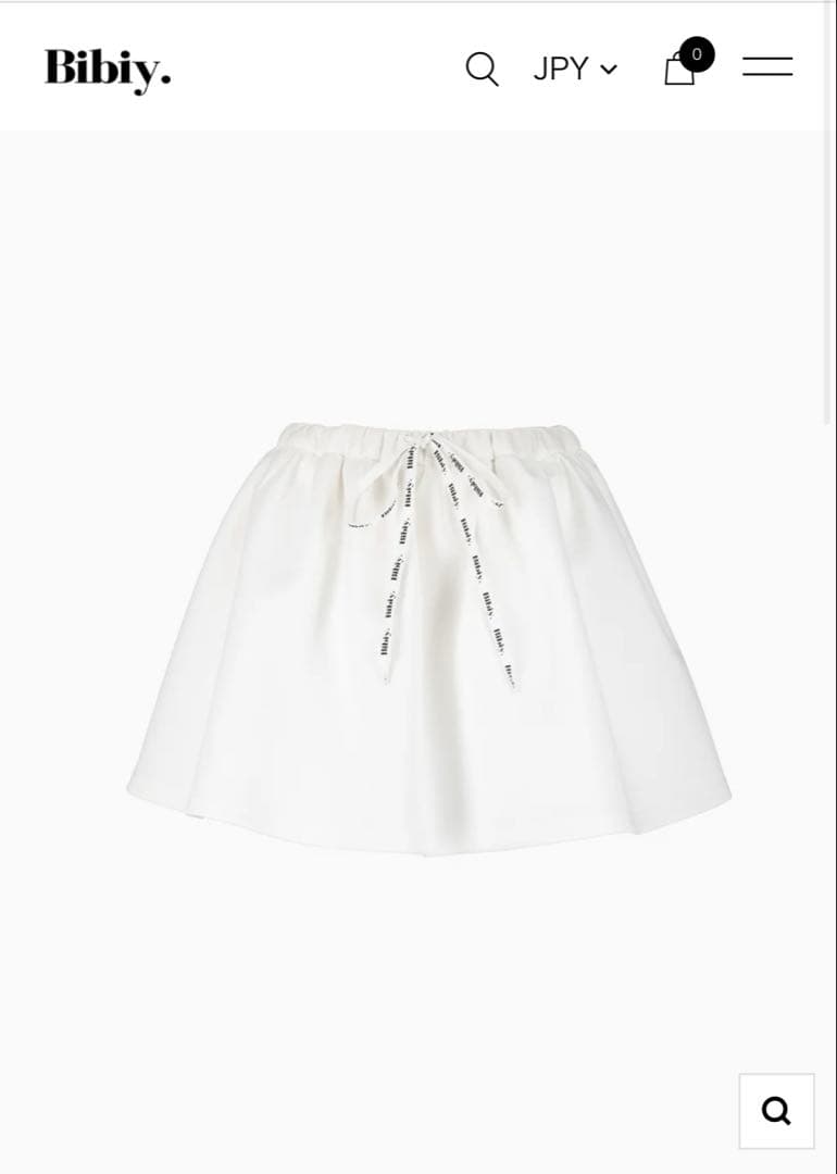 新品未使用　Bibiy. スカート　タックショートパンツ　スカート