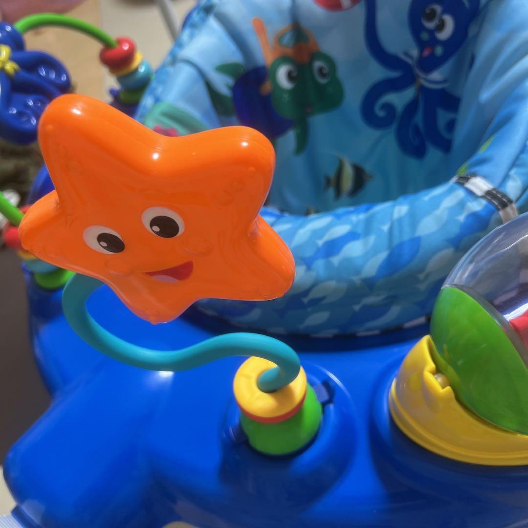 [美品] ベビーアインシュタイン ジャンパー Baby Einstein電池付き